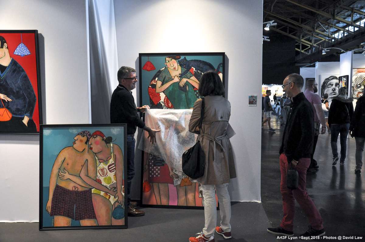 巴黎當代藝術(shù)博覽會，art3f，藝術(shù)展會現(xiàn)場